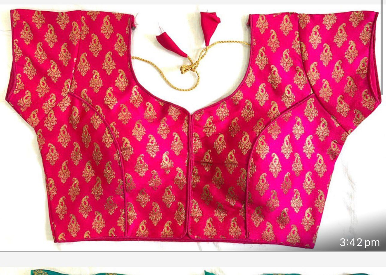 Aarini Jacquard Brocade Silk Blouse